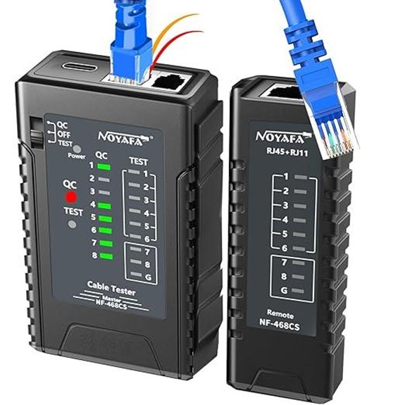 NF-468CS Network Cable Tester for Ethernet and Phone Lines