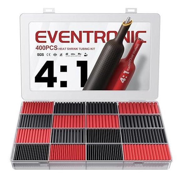 Eventronic 4:1 Heat Shrink Tubing Kit (400 pcs)