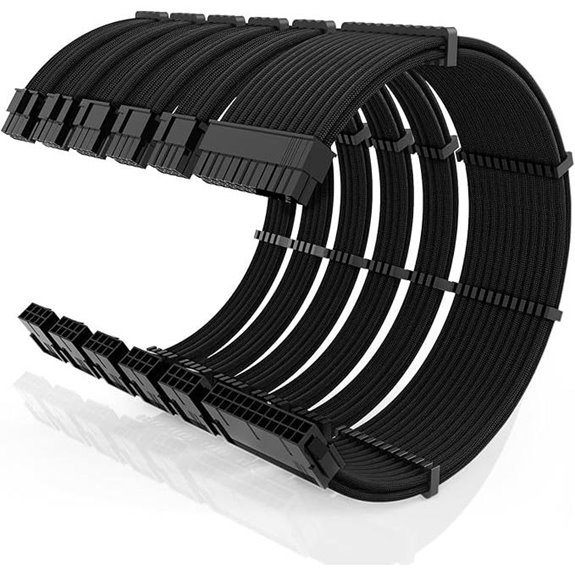 Power Supply Extension Cable Kit with Combs