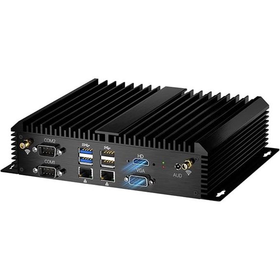 Fanless Mini PC with Core i7 16GB RAM 4K HDMI