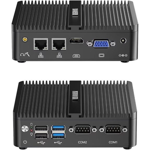 fanless dual display mini pc