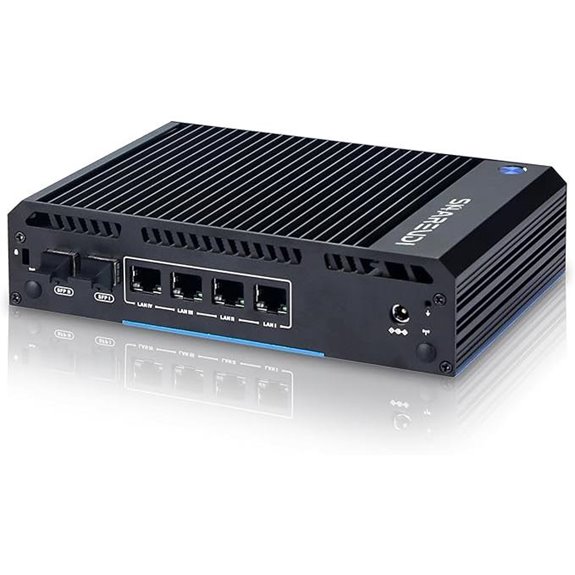 Fanless Network Firewall Router Mini PC with SFP