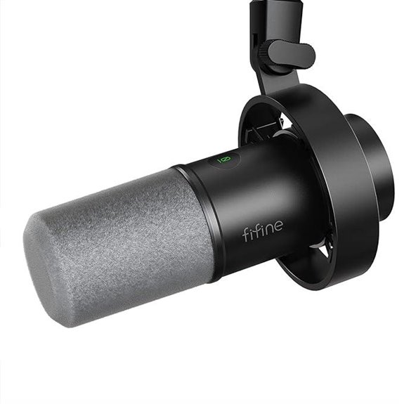 FIFINE Dynamic Microphone with XLR/USB & Monitor