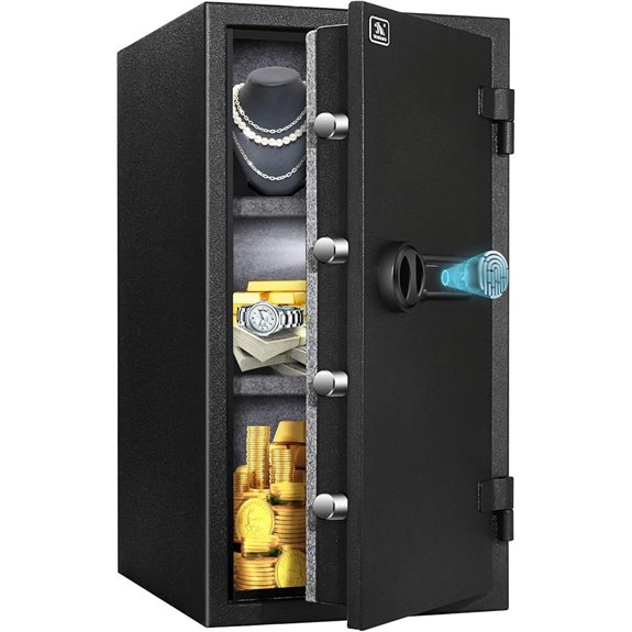 Tigerking Fireproof Biometric Safe with Digital Security