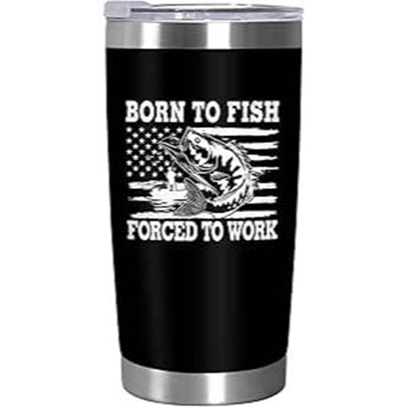 Fishing Gifts for Men: 20 oz Insulated Coffee Tumbler