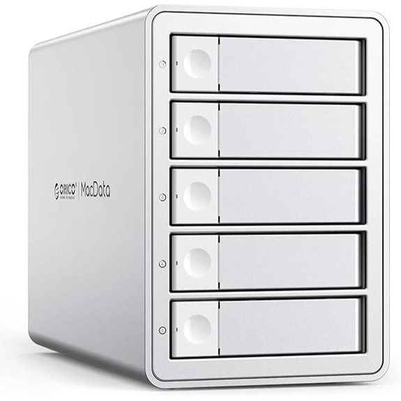 ORICO 5-Bay USB 3.2 Aluminum Hard Drive Enclosure