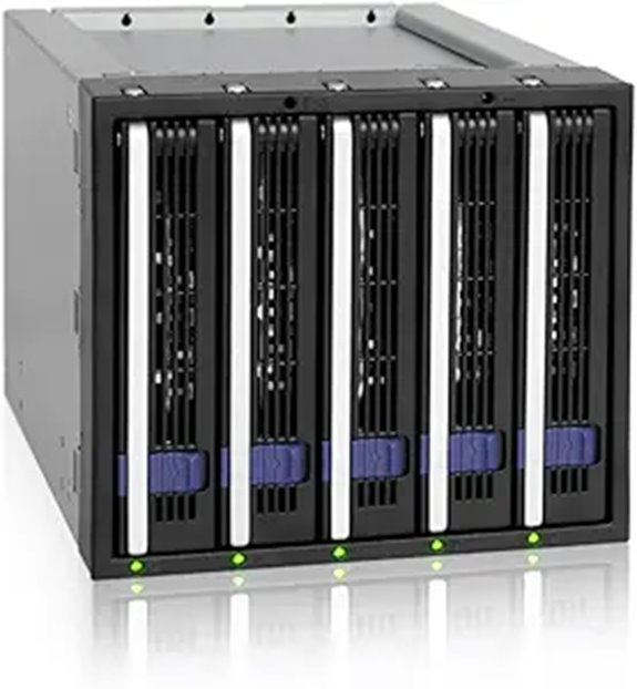 ICY Dock FatCage 5 Bay Hard Drive Backplane Cage