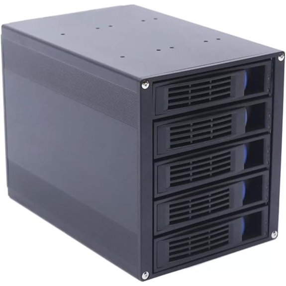 5 Bay Hot Swap HDD Enclosure Cage