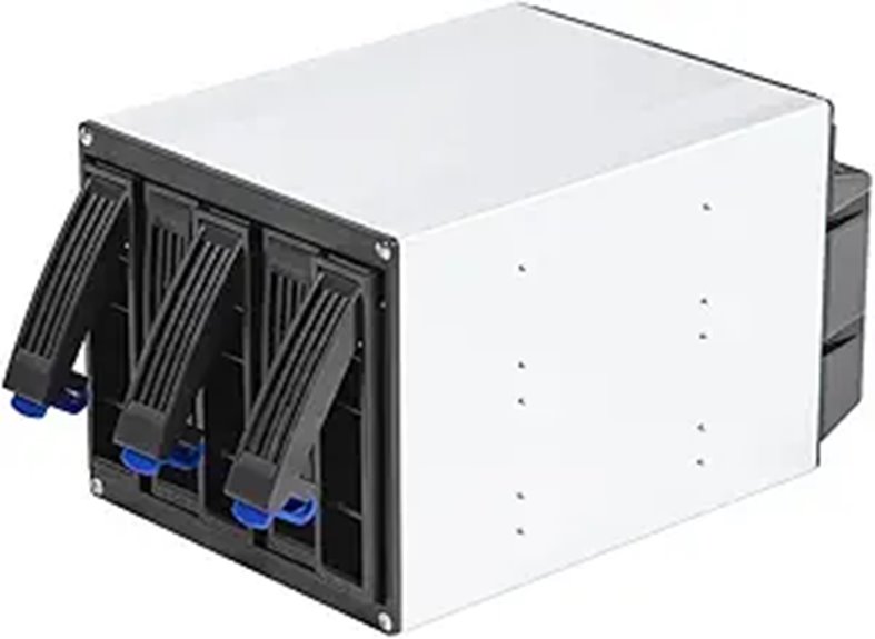 5-Bay HDD Enclosure Hot Swap Cage for SATA/SAS