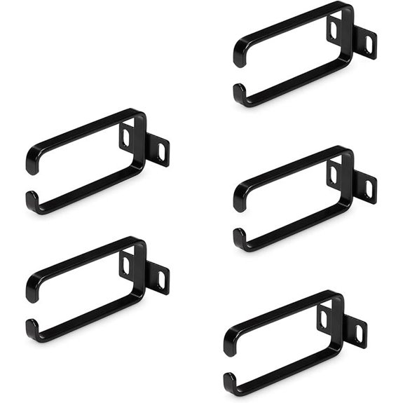 StarTech.com 5-Pack Vertical Cable Management D-Ring Hooks
