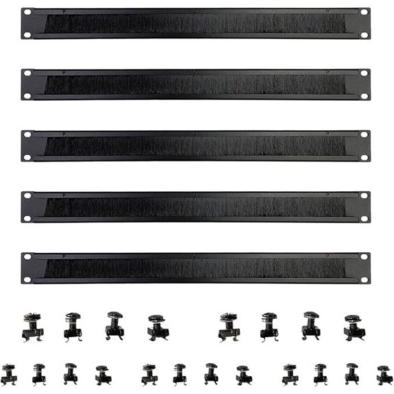 Rack Mount Cable Management Panel 5-Pack