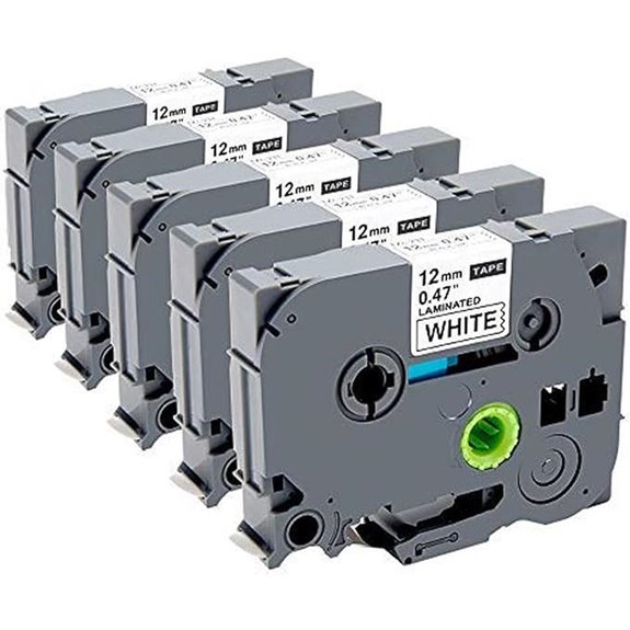 Label Maker Tape Replacement for P Touch (5 Pack)