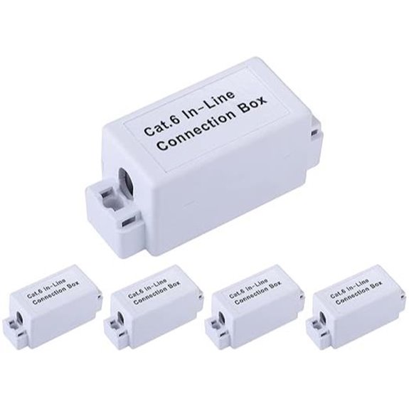 Cat 6 Junction Box 5 Pack Unshielded Punch Down Type UL Listed
