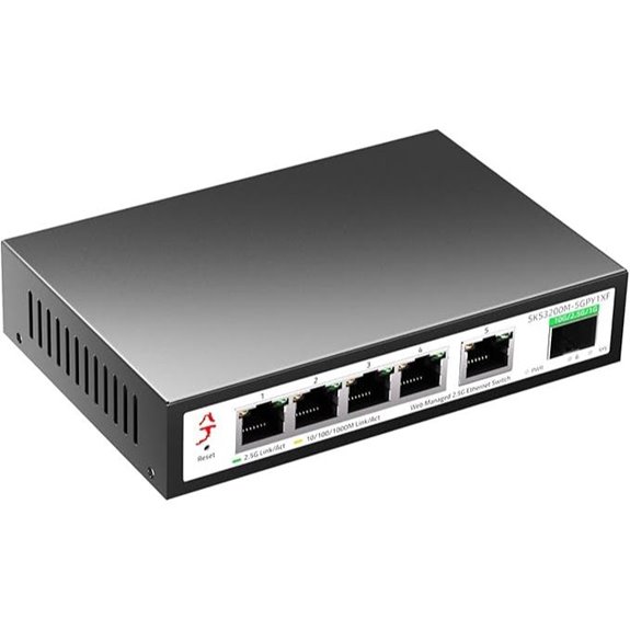 five port 2 5g switch