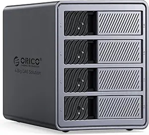 ORICO 4-Bay RAID Hard Drive Enclosure (up to 88TB)
