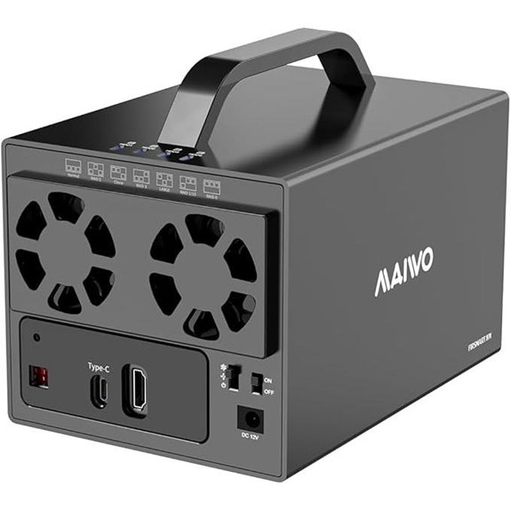 MAIWO USB-C 4-Bay SATA HDD RAID Enclosure