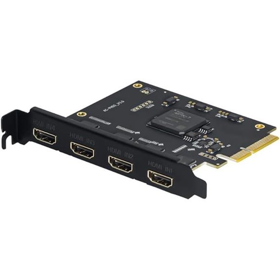 Quad HDMI PCIe Video Capture Card