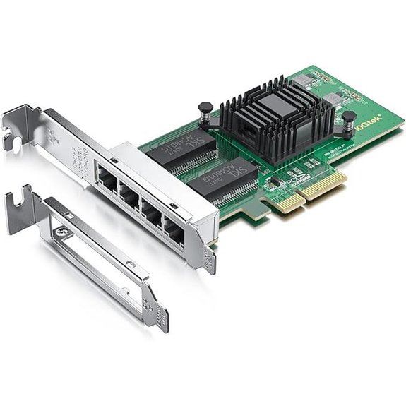 Gigabit Ethernet PCIe Network Card with 4 Ports
