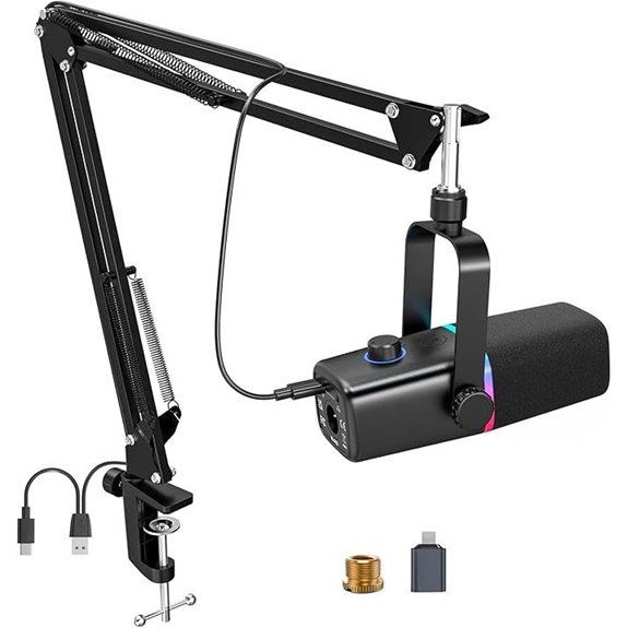 ZealSound XLR/USB Microphone for Gaming and Streaming