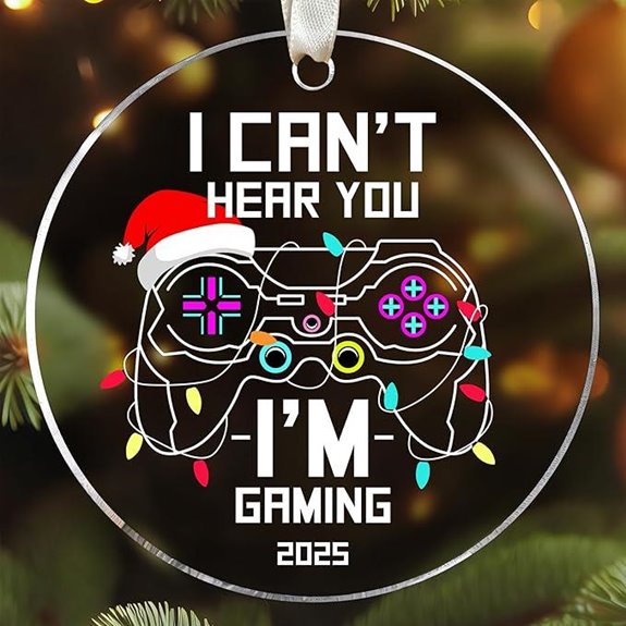 Gaming Christmas Ornaments for Teen Boys and Men