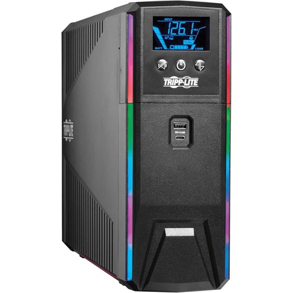 Tripp Lite 1500VA Gaming UPS with LCD & RGB Lights