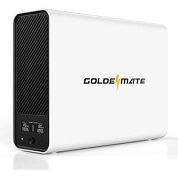 GoldenMATE 1000VA Lithium UPS Backup with LCD Display