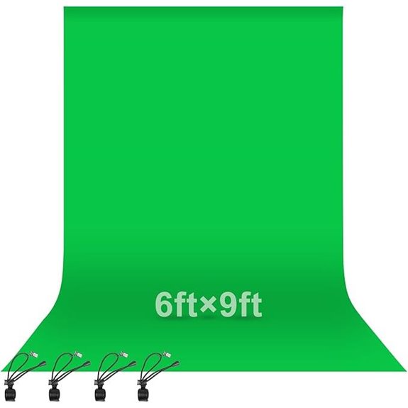 EMART Green Screen Backdrop 6x9 ft for Photography