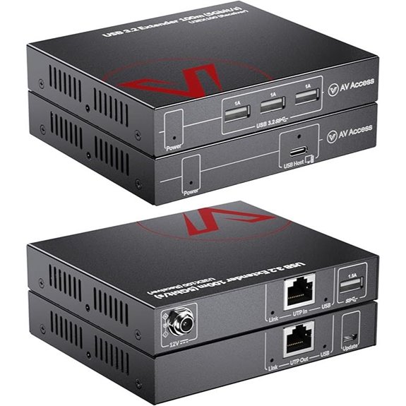 AV Access HDbaseT USB 3.2 Extender with 4 Ports