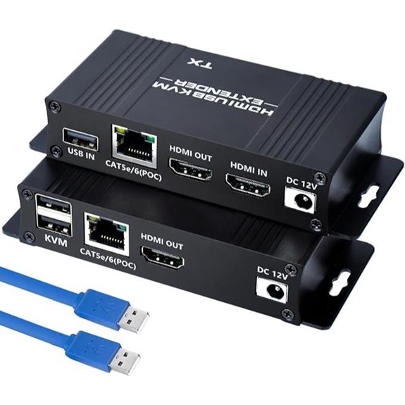 HDMI KVM USB Extender Over Cat5e/6/7