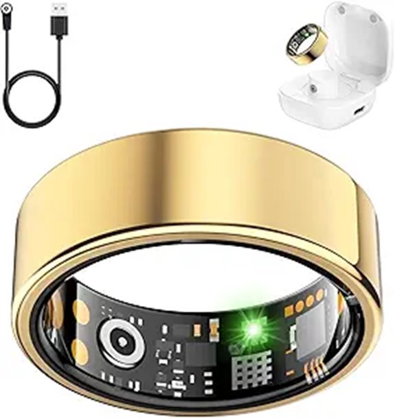Smart Health Ring with Heart Rate & Sleep Tracking