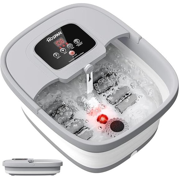 HOSPAN Collapsible Foot Spa with Heat & Massage