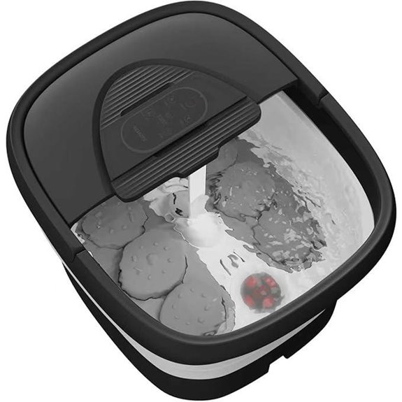 Collapsible Heated Foot Spa with Massage and Timer