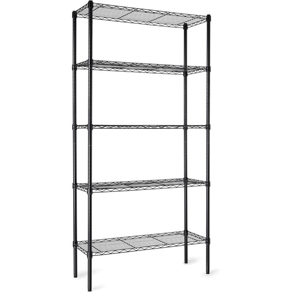 Amazon Basics Adjustable Heavy Duty Wire Shelving Organizer