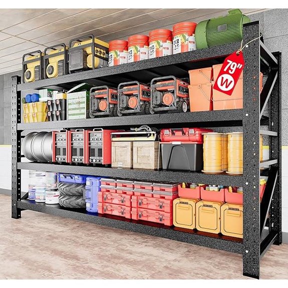 Heavy Duty Garage Shelving Units (79 x 24 x 79)