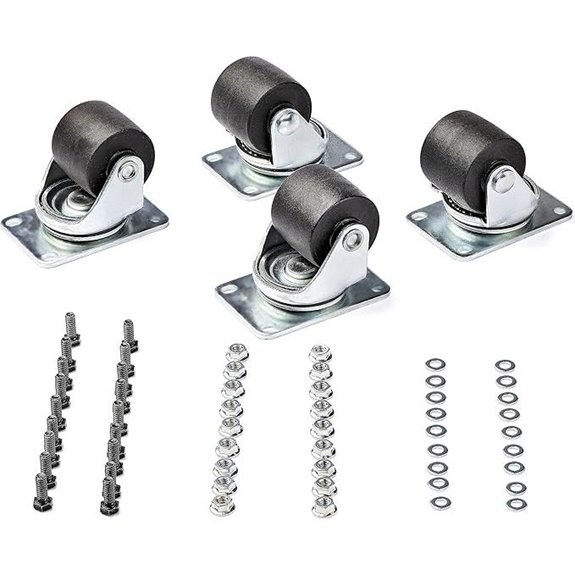 StarTech Heavy Duty Casters for Server Racks (4-Pack)