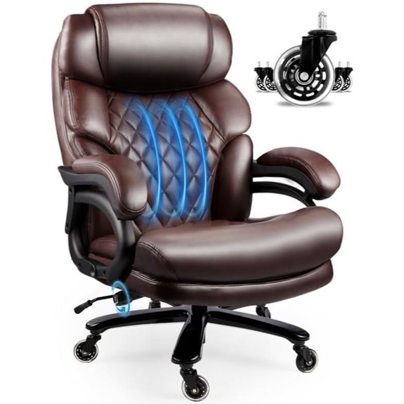 Heavy Duty Big & Tall Office Chair with Lumbar Support