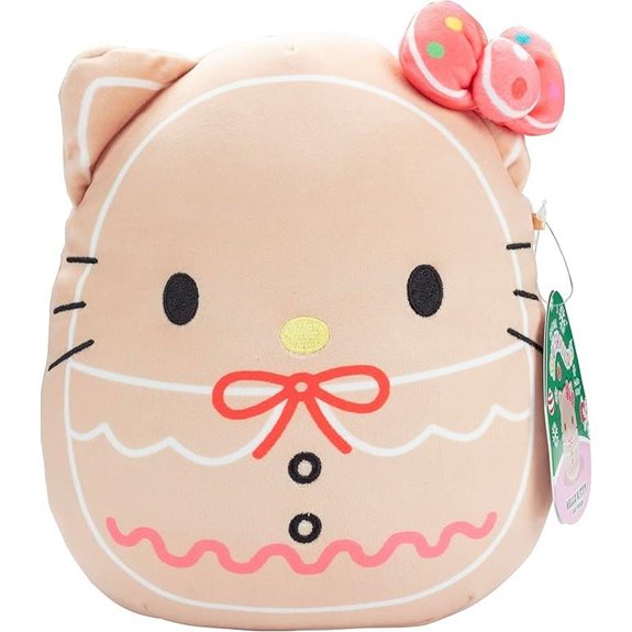Squishmallows Hello Kitty Gingerbread Plush Toy