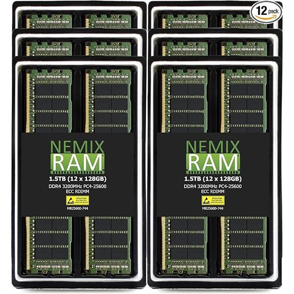 NEMIX 1.5TB DDR4 3200MHz Registered Server Memory Kit