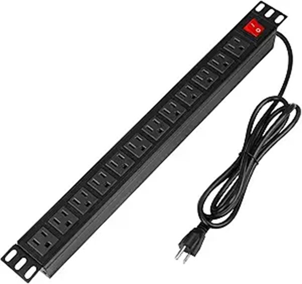Heavy Duty 12-Outlet Surge Protector Power Strip