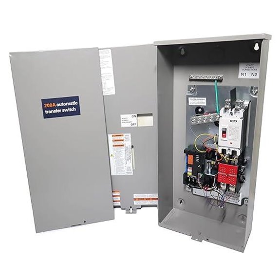 200 Amp Single Phase Generator Transfer Switch