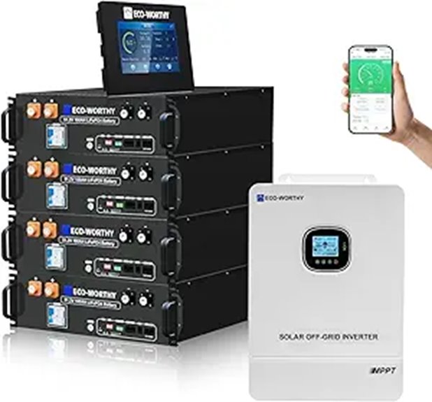 ECO-WORTHY 10,000W Home Power Station with Battery