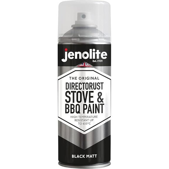 JENOLITE High Heat Spray Paint for Metal Black