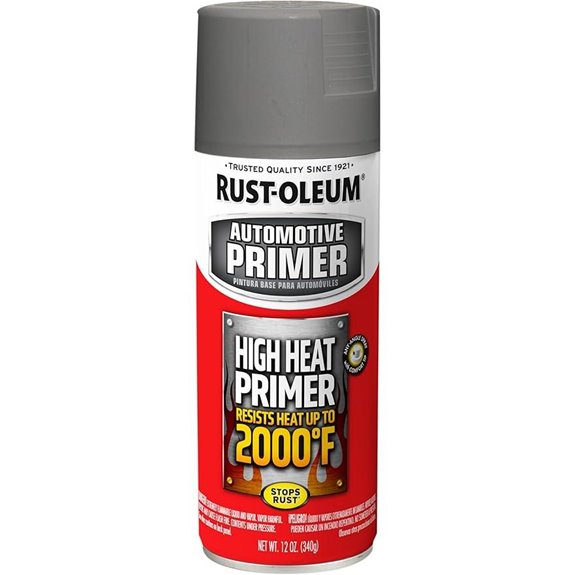 Rust-Oleum 249340 Automotive 12-Ounce High Heat Primer Spray Paint Gray
