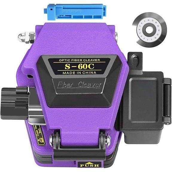 FTTH High-Precision Fiber Cleaver S-60C with Spare Blade