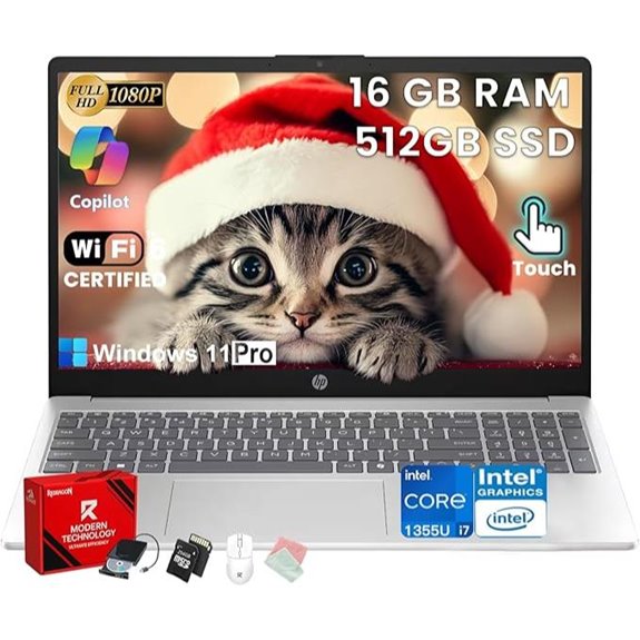 HP 15.6 Touchscreen Laptop with 96GB RAM & 12TB SSD