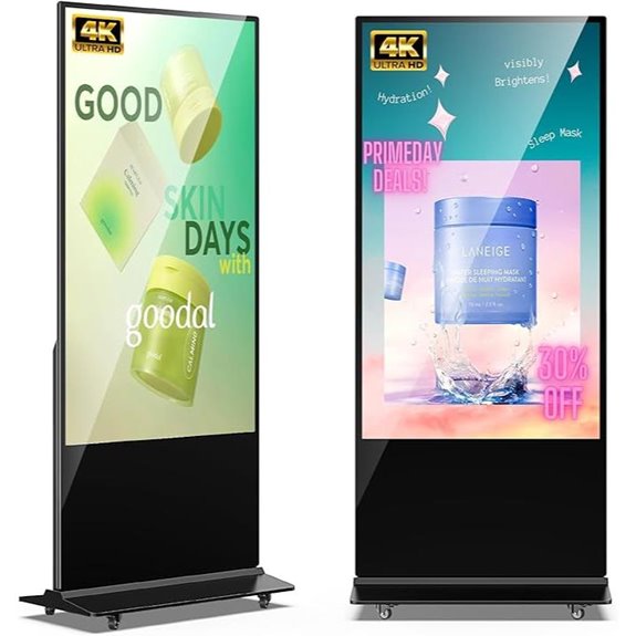 JIYANG 65 4K Digital Signage Display with Android