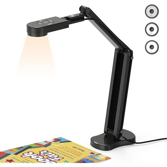 THUSTAR 8MP 4K Document Camera & Webcam