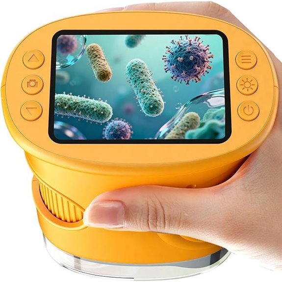 1000X Handheld Microscope with IPS Screen for Kids