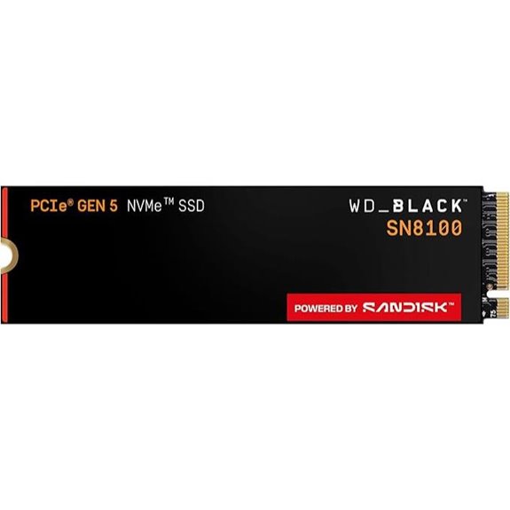 WD_Black SN8100 4TB NVMe SSD PCIe 5.0 M.2
