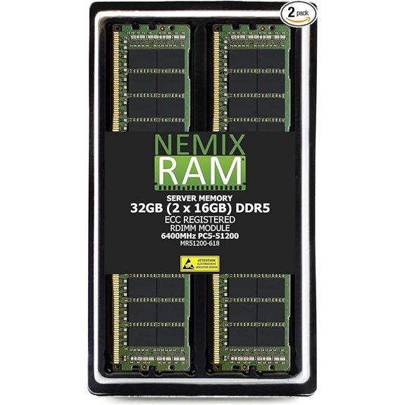 32GB DDR5 6400MHz ECC Registered Server RAM Kit